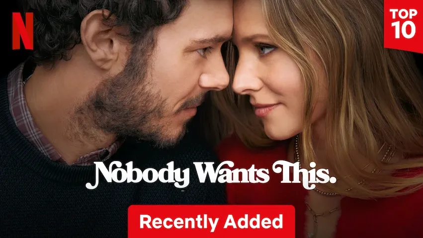 This captivating, endearing, and hilarious TV-show Nobody Wants this stars the amazing actors Adam Brody and Kristen Bell.