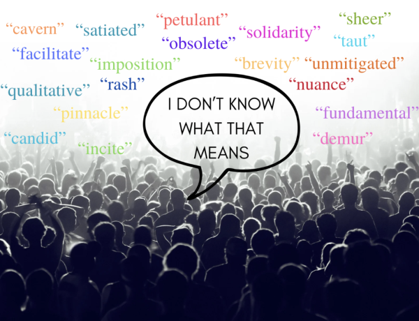 Many words that students commonly knew ten years ago aren't known today; a main contributing factor to this situation is a decline in reading.