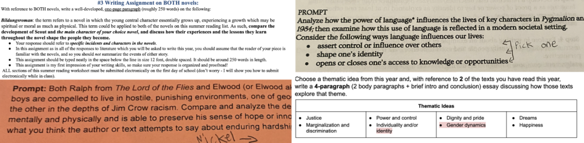 Teachers should strive to find a balance between heavily detailed writing prompts and excessively vague ones.