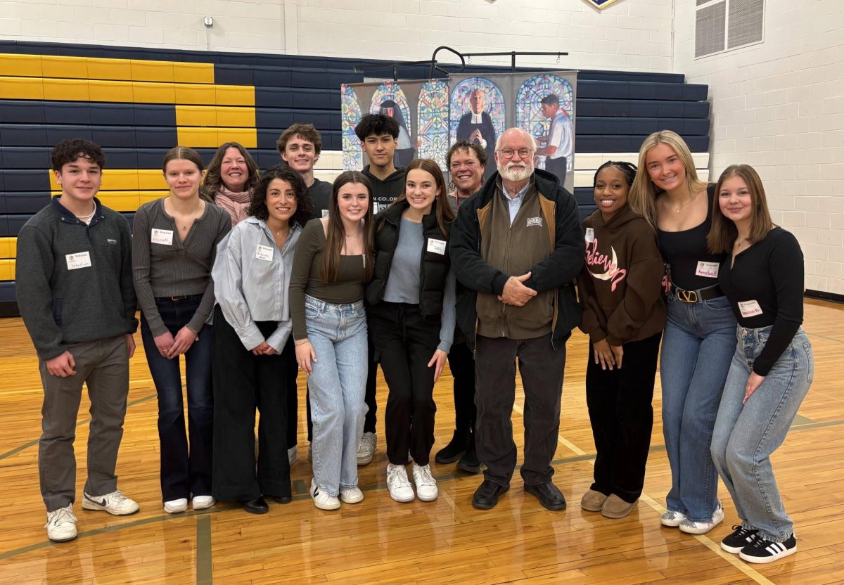 A highlight of the field trip experience was meeting Fr. Greg Boyle in person.