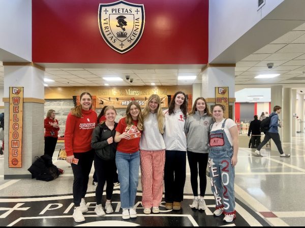 BSM students on spirit dress up day, some wearing the new proposed dress code (black pants and BSM shirt). 
