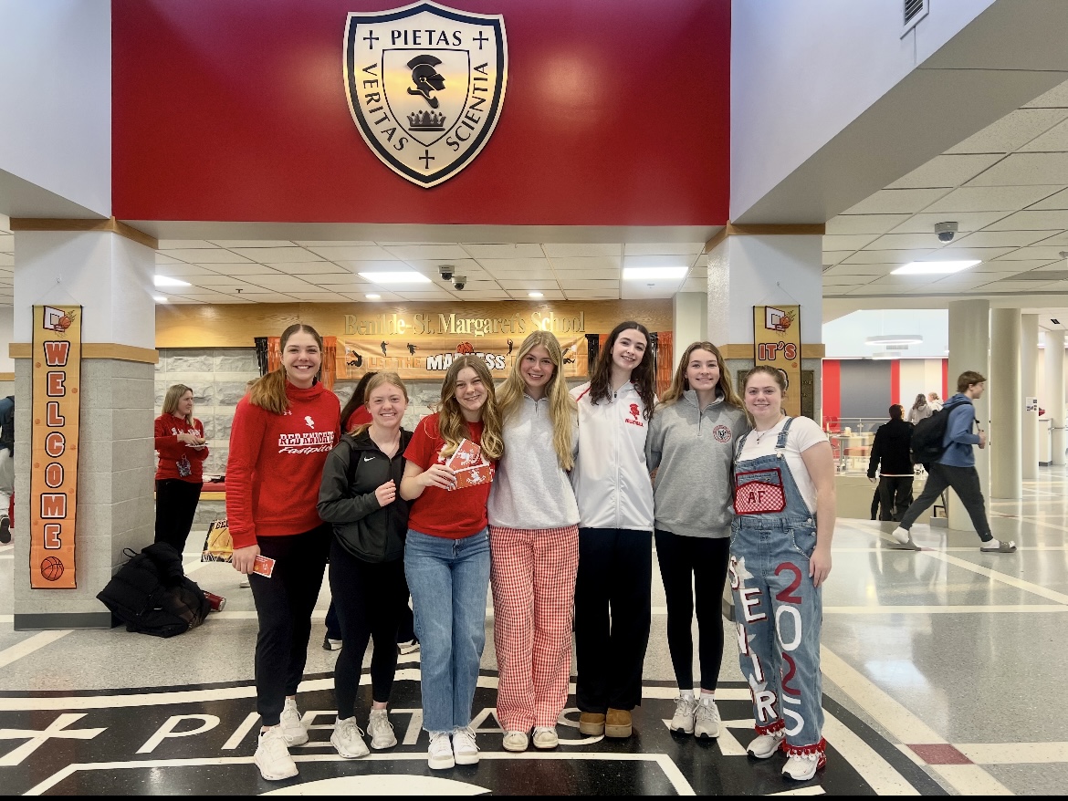 BSM students on spirit dress up day, some wearing the new proposed dress code (black pants and BSM shirt). 