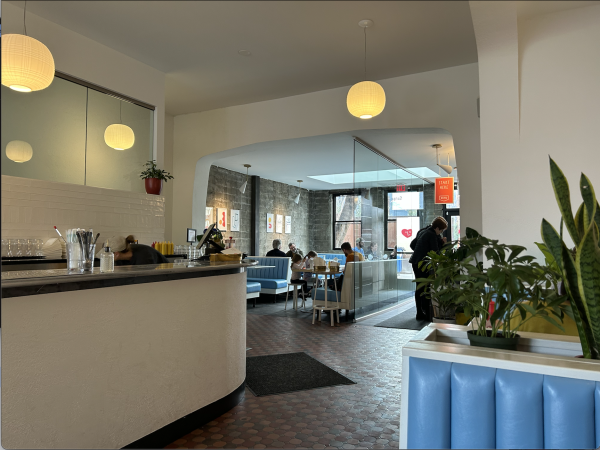 Le Burger is a quaint yet exciting restaurant with a beautiful indoor seating area. 