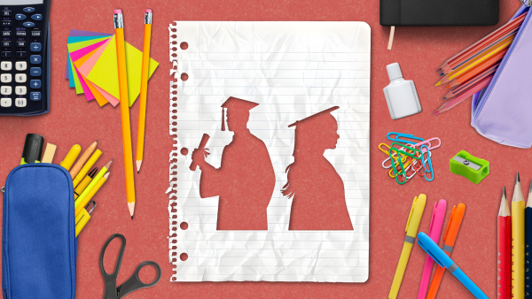 Amidst the theater of high school life, how do our objects take on roles of their own?