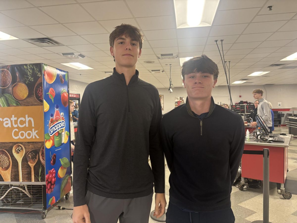 Students embrace the new style trend of quarterzips throughout campus.