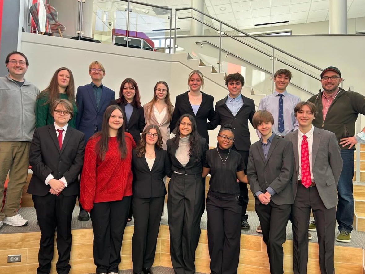 The 2025 BSM speech team stand after  their In House Tournament last year.
