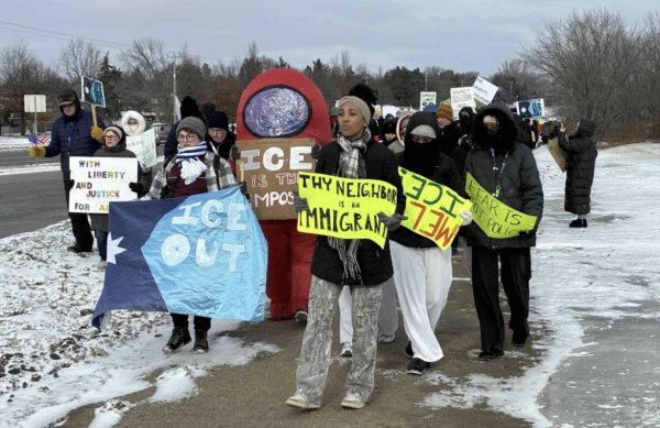 Protesters fill the streets, calling for changes to immigration enforcement and standing up for the communities affected.