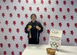 BSM welcomes back Kelly Pannek '14 after winning her second gold medal for the women's Olympic hockey team.