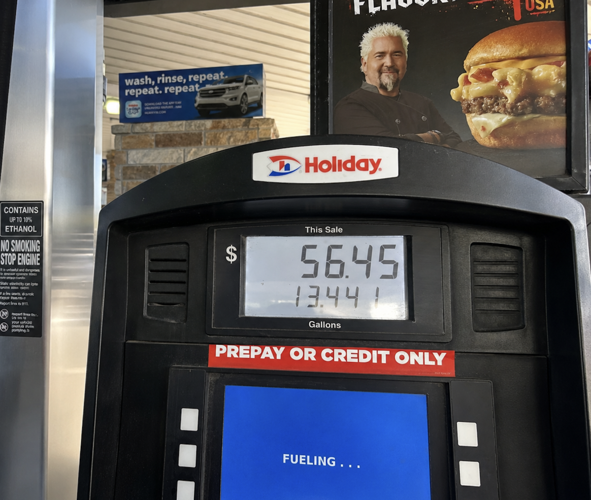 Gas prices are rising all over the metro. 