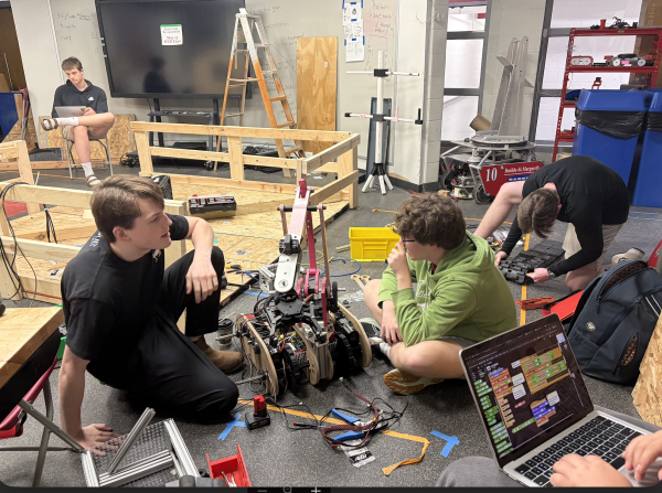 Students have been working on a robot that they will bring to South Korea to compete in RoboCup.